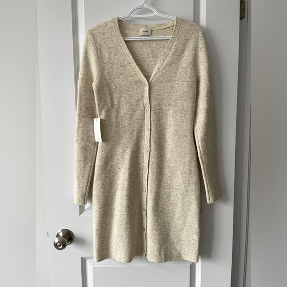 NWT Aritzia Wilfred Alexandra cardigan dress - Picture 2 of 6